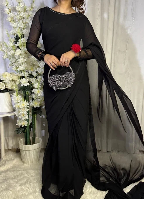 Meher Lace Work Saree