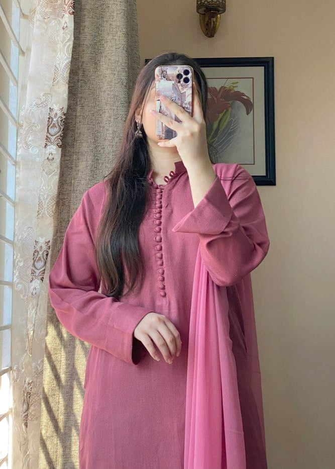 Regal Farshi Silk Ensemble (Stitched) - Shiwani Apparels