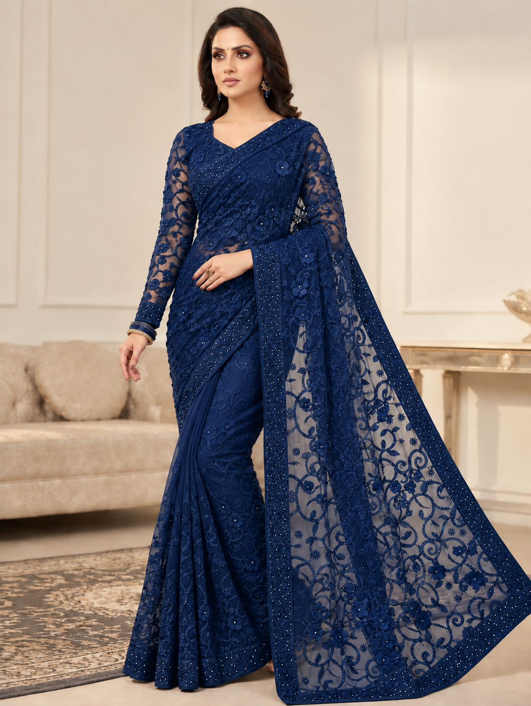 ayeza khan saree